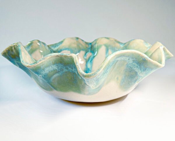 Marie Sez Ceramics Saladier Blue Sea